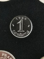 1 CENTIME EPI 1989 FDC 94449 EX. / ISSUE DU COFFRET / FRANCE - 1 Centime