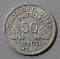 50 Centimes 1944 Etat Francais En Sup - 50 Centimes