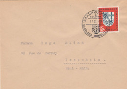 LETTERA SAAR LAND 1957 (RY718 - Cartas & Documentos