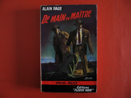 De Main  De Maître,  Alain Page - Fleuve Noir Spécial Police N° 139 - EO 1957. - Fleuve Noir