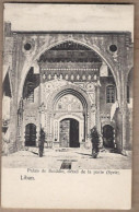 CPA LIBAN - BETDDIN BEITEDDINE - Palais De Betddin , Détail De La Porte ( Syrie ) - TB PLAN EDIFICE - Verso TURQUIE - Liban