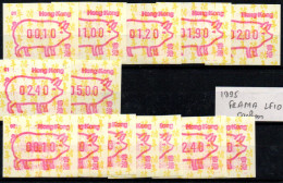 China Hong Kong Machine Label Frama 1995 Pig Machine 01 And 02 Complet Set Free Postage - Unused Stamps