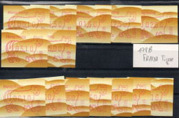 China Hong Kong Machine Label Frama 1998 Tiger Machine 01 And 02 Complet Set Free Postage - Ongebruikt