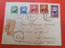 Monaco - Enveloppe En Recommandé Pour Annonay En 1945 - D 282 - Lettres & Documents