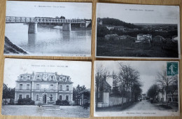 Meyzieu Avenue De La Gare, Le Pont D'Erbens, La Mairie, Vue Générale - Meyzieu