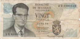 BANCONOTA BELGIO 20 VF (RY1568 - Other & Unclassified