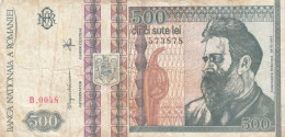 BANCONOTA ROMANIA 500  VF (RY1516 - Roumanie