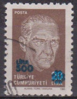 Kemal Ataturk - TURQUIE - Surchargé - N° 2612 - 1989 - Gebruikt