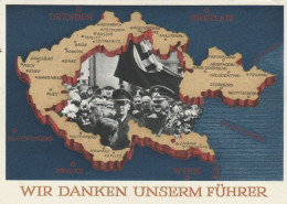 INTERO POSTALE GERMANIA PROPAGANDA FUHRER -TIMBRO FREIBUG (RY1156 - Cartoline Illustrate - Usati