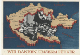 INTERO POSTALE GERMANIA PROPAGANDA FUHRER -TIMBRO STETTIN 1938 (RY1097 - Cartes Postales Illustrées - Oblitérées
