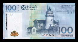 Macao Macau 100 Patacas Banco Da China 2013 Pick 111b Sc Unc - Macao