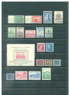 BELGIQUE - 1950 - MNH/** - YEAR COMPLETE - COB 823-840 BLOC 29 - Lot 25949 - QUOTE 245 EUR - Jahressätze