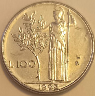 1992 - Italia 100 Lire   ------- - 100 Liras