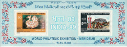 INDE - BLOC N°4 ** (1989) "India'89" - Blocs-feuillets