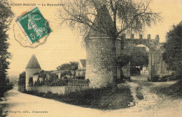 Boissy Maugis * La Moussetière * Route Et Château * Cpa Toilée Colorisée - Autres & Non Classés