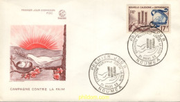 719432 MNH NUEVA CALEDONIA 1963 CAMPAÑA CONTRA EL HAMBRE - Unused Stamps