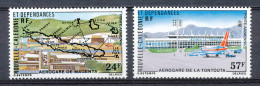 NOUVELLE CALEDONIE ET DEPENDANCES 1977- AIR PORTS OF NEW CALEDONIA - MNH SET                                       Hk629 - Nuevos