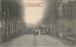 Anse * RARE CPA * Jeux De Boules à L'Hôtel National BLAIN BRUN Propriétaire * Boulodrome Bouliste Jeu Boule Pétanque - Anse