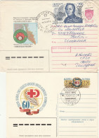 4 INTERI RUSSIA (RY2567 - Enteros Postales