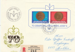 RACCOMANDATA LIECHTENSTEIN 1976 (RY2528 - Covers & Documents