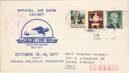 BUSTA STATI UNITI 1977 OFFICIAL AIR SHOW (RY2303 - Lettres & Documents