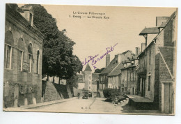 23 CROQ La Grande Rue écrite  Du Bourg  1926  - 1 La Creuse Pittoresque M.F.A -  / D17  2021 - Crocq