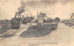 Andard           49        Gare Et Route De Beaufort En Vallée   . Train.        (voir Scan) - Other & Unclassified