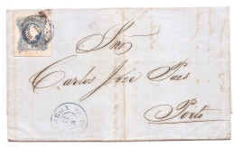 Portugal, 1855, # 2, Lisboa-Porto - Covers & Documents