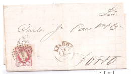 Portugal, 1862, # 13, Lisboa-Porto - Covers & Documents