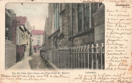 ROYAUME UNI - Angleterre - Leicester - The Old Town Hall Library Ans West Front St Martin's - Carte Postale Ancienne - Leicester