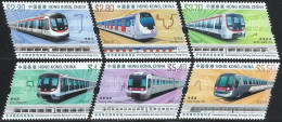 2023 HONG KONG  DEVELOPMENT OF RAILWAY SERVICE STAMP 6V - Ungebraucht