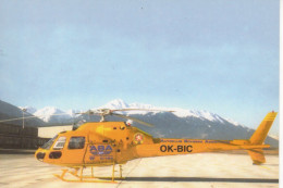 Eurocopter AS355F2 Ecureuil 2 Of Autoklub Bohemia Assistance- OK-BIC C/n5388 At Poprad 1996  - CPM - Helicopters