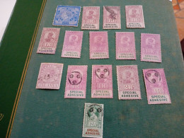 LOTTO 15 MARCHE DA BOLLO GOVERNMENT OF INDIA - Timbres De Service