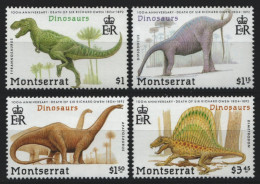Montserrat 1992 - Mi-Nr. 833-836 ** - MNH - Prähistorische Tiere - Montserrat