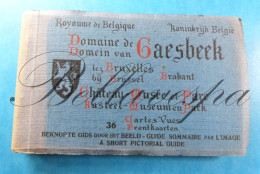 Gaesbeek Gaasbeel Domein Kasteel Chateau Carnet Boekje Lot X 36 Postkaarten /Volledig - Châteaux
