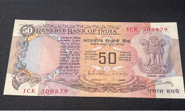 Reserve Bank Of India 50 Rupert - Inde