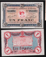 France Chamber Of Commerce Troyes 1 Un Franc Unc  1.1.1926 Seria 475 - Chambre De Commerce