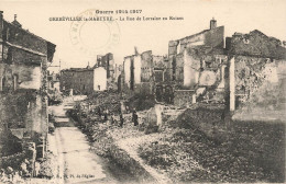 FRANCE - Gerbeviller La Martyre - La Rue De Lorraine En Ruines - Carte Postale Ancienne - Gerbeviller