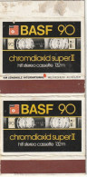 BOITES D'ALLUMETTES 906 : Allemagne :cassette BASF 90 : Zundholz International Meckedheim - Boites D'allumettes - Etiquettes