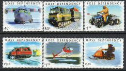 New Zealand Ross Dependency 2000 Antarctic Transport Set Of 6, MNH, SG 66/71 - Unused Stamps