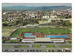 CPSM ST SAINT LOUIS, VUE AERIENNE SUR LA PISCINE, HAUT RHIN 68 - Saint Louis