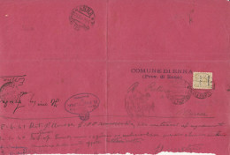 LETTERA 1944 C.25 ALLIED MILITARY POSTAGE TIMBRO ENNA  (RY4367 - Anglo-american Occ.: Sicily