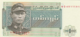 BANCONOTA BIRMANIA 1 UNC (RY4981 - Myanmar