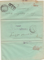 LETTERA 1944 TIMBRO PIAZZA ARMERINA ENNA  (RY4750 - Britisch-am. Bes.: Sizilien