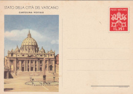 INTERO POSTALE VATICANO NUOVO 1950 L.35 (RY4137 - Postwaardestukken