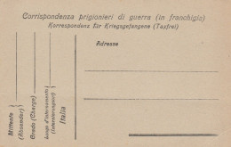 CARTOLINA NUOVA IN FRANCHIGIA PRIGIONIERI DI GUERRA (RY4123 - Prigione E Prigionieri