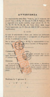 BOLLETTINO TRASPORTI CON PACCHI LUOGOTENENZA 4X3 1946 (RY4028 - Paquetes Postales