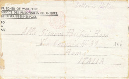 LETTERA DA REGNO UNITO PRIGIONIEIRI DI GUERRA (RY3954 - Storia Postale