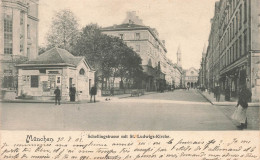 ALLEMAGNE - München - Schellingstrasse Mit St Ludwigs Kirche - Dos Non Divisé - Carte Postale Ancienne - Muenchen