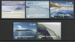 New Zealand Ross Dependency 2012 Landscapes Set Of 5, MNH, SG 133/7 - Nuevos